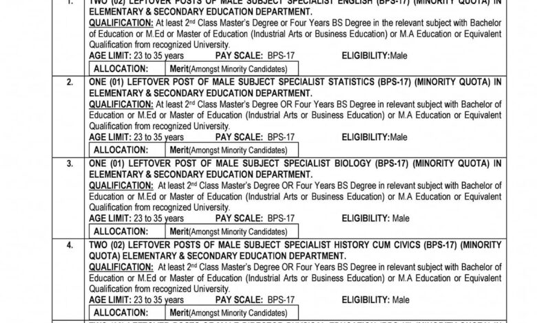 PSC Job opportunities